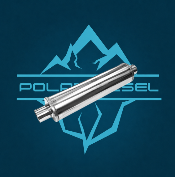 Polar Diesel Universal 3" Silencer Muffler