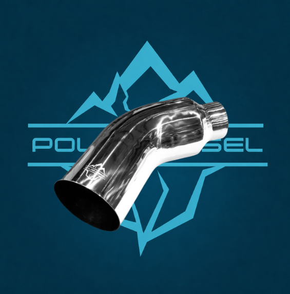 Polar Diesel Polished Exhaust Elbow