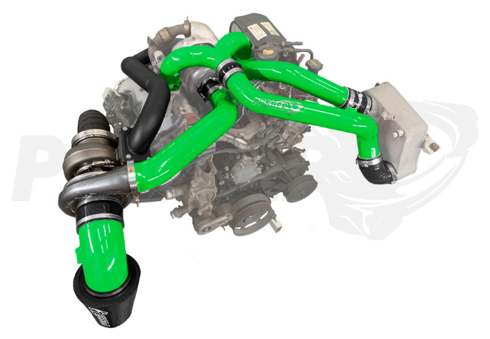Pusher Intakes 2017-2019 Powerstroke 6.7L Full Compound Turbo System & Piping Kit