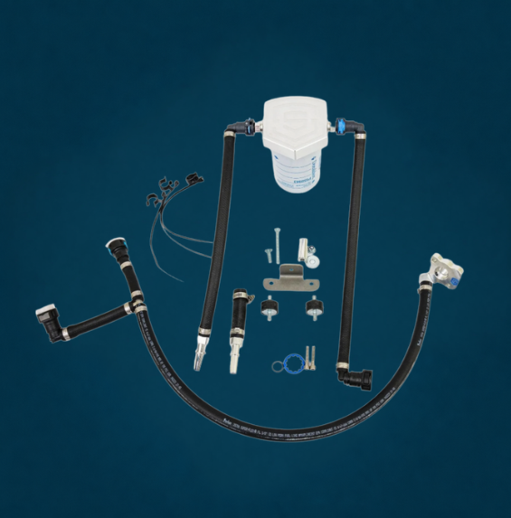 S&S Diesel 2011-2026 6.7L Powerstroke Gen 2.1 CP4 Bypass Kit W/Return Filter Assembly