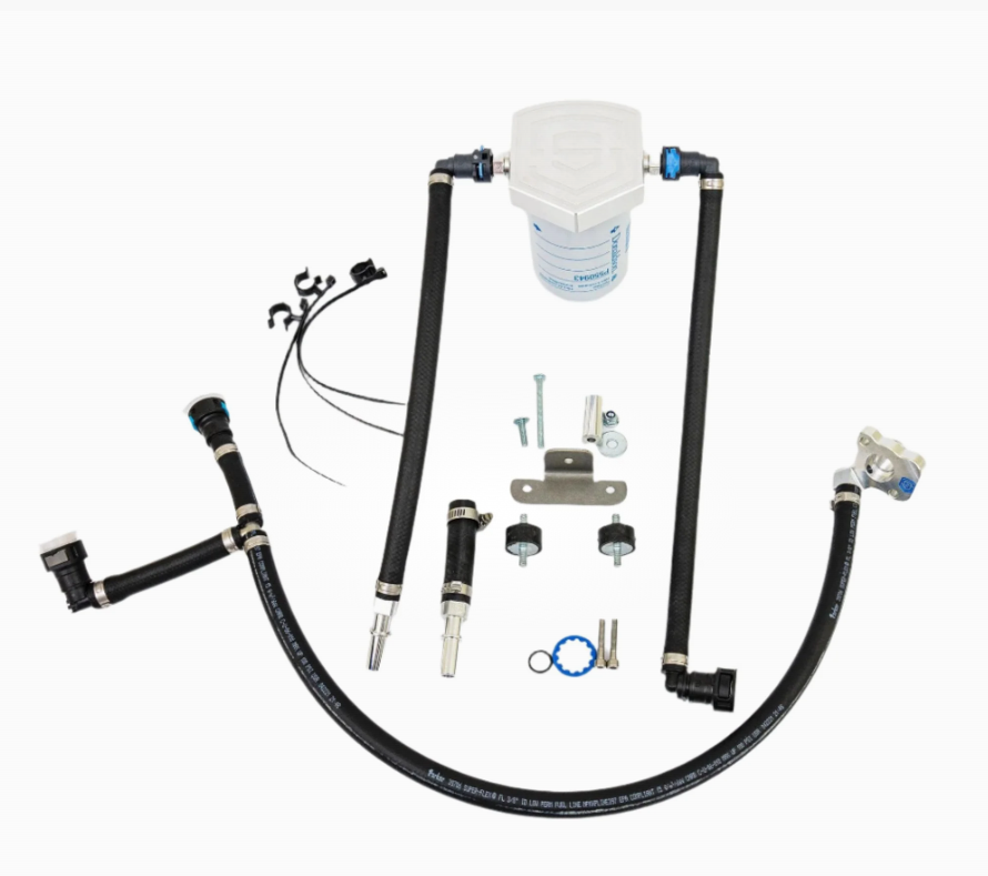 S&S Diesel 2011-2026 6.7L Powerstroke Gen 2.1 CP4 Bypass Kit W/Return Filter Assembly